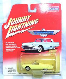 ◆ Johnny Lightning ◆ 1/64 1962 Thunderbird Sports Roadster (Cream)◆ 未開封 2002年製◆