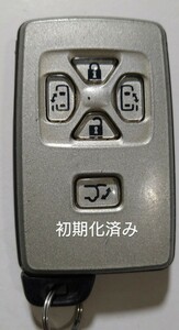 初期化済トヨタ純正スマートキー5ボタンエスティマ50 アルファード ヴェルファイア 基盤番号271451−6221新品電池サービス⑨