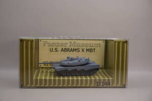 Panzer Museum 1/144 USA Abrams-X Main Battle Tank gray painted