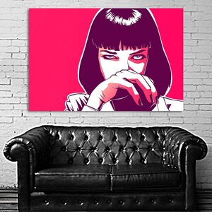 パルプ・フィクション Pulp Fiction 特大 ポスター 約150x100cm 海外 映画 タランティーノ トラボルタ ユマ・サーマン グッズ 雑貨 6