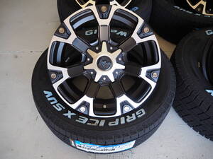 ナイトロパワー ウォーヘッド 17inch 8.0J 6H139.7 +20 GRIP MAX ICE-X SUV 265/65R17 プラド トライトン ハイラックス