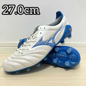 MIZUNO ミズノ モレリアネオ4 エリート27.0cm ムゲンパック 白 青 / MORELIA NEO Ⅳ ELITE サッカースパイク