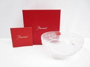 [即日発送]★未使用★ Baccarat バカラ ARABESQUE アラベスク スモールボウル 2103573 約12cm クリスタル 小鉢 皿 箱付き 洋食器 371