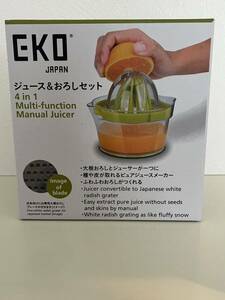 EKO イーケーオージャパンKichen ジュース＆おろしセット グリーン EK81411