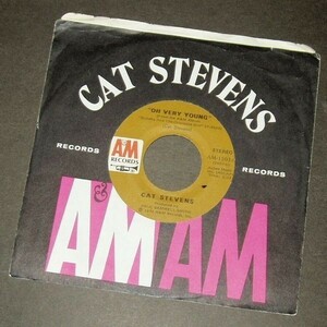 CAT STEVENS Oh Very Young カナダ盤シングル A&M 1974