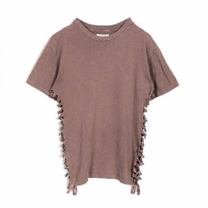 フミカウチダ OVERDYED SIDE SHIRRING TEE ブランドオフ FUMIKA UCHIDA コットン カットソー コットン 中古 レディース