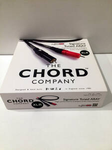 即決 完動品 THE CHORD COMPANY Signature X Tuned ARAY XLR ケーブル 1m 機種替えのため出品 現役品 高品質 定価 330000円 バランス入力 