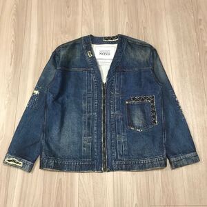 TOLQ UNITED ARROWS & SONS DENIM TOMMY JACKET 1st ユナイテッドアローズ サンズ トルク デニム ジャケット 転写 ファースト 刺子 刺し子