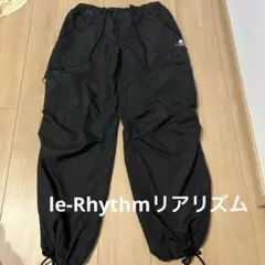 le-Rhythm   リアリズムダンス　ナイロンパンツ　ブラック　Lサイズ美品