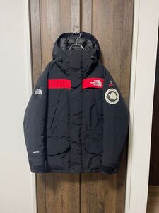 限定品 即決 希少 THE NORTH FACE ANTARCTICA Parka ノースフェイス アンタークティカ パーカ ND91501 Sサイズ 赤ライン 黒 赤 ダウン