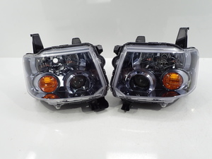 186450/186451-J266　美品　トッポ　H82A　ヘッドライト　左右　スタンレー　P6537　キセノン　HID　