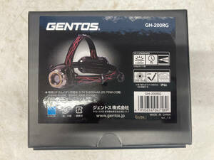 【未使用品】★GENTOS(ジェントス) LEDヘッドライト USB充電式 【明るさ1200ルーメン】GH-200RG　IT82QT41HFA6