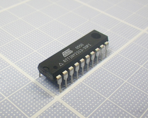 ◆CPU ATMEL ATTINY2313-20PI 2個 送料無料