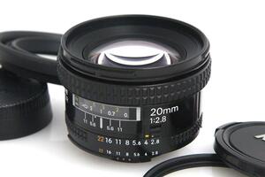 難有品｜ニコン Ai AF Nikkor 20mm f2.8D CA01-A7625-3T3B-ψ レンズ オールド Fマウント ニッコール 単焦点 フルサイズ AF