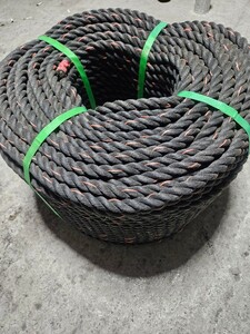 石田製鋼　漁業用17mmロープ　漁船アンカーロープ　漁船係留ロープ　重量27.6kg