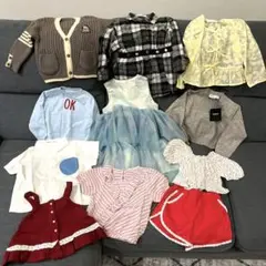 【新品未使用】90〜95cm 女の子服 11枚セットまとめ売り