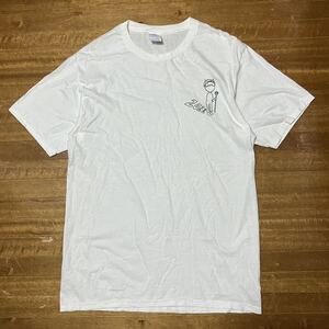 PORT&COMPANY イラスト 両面プリント Tシャツ Mサイズ USA古着