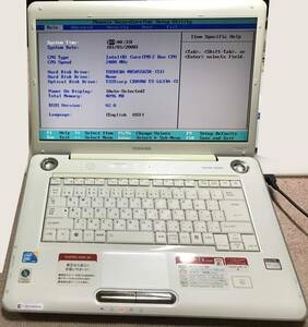 東芝 ジャンクPC Core2Duo TX/66JK Satellite A350 PATX66JLRK 部品取り TX/66