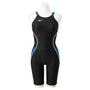 送料無料★新品★ミズノ mizuno N2MG122491 FINA承認 競泳水着 STREAM ACE レースオープンバック ハーフスーツ Sサイズ