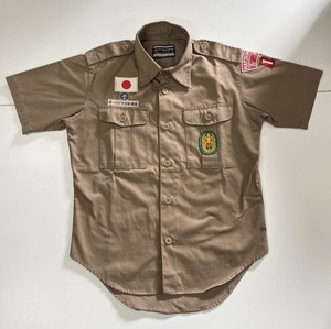 ボーイスカウト 制服 半袖シャツ ボーイスカウト日本連盟 需品部 長野 松本【現状品】