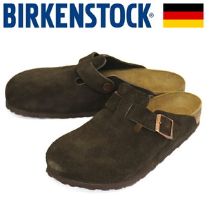 BIRKENSTOCK (ビルケンシュトック) 60901 BOSTON ボストン スエードレザーサンダル MOCHA レギュラー幅 BI315 40-約26.0cm