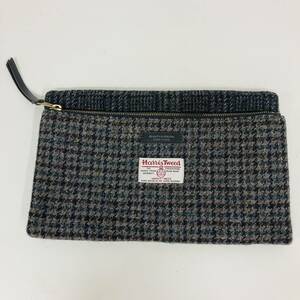 BEAUTY&YOUTH×Harris Tweed　UNITED ARROWS　ユナイテッドアローズ　ハリスツイード　クラッチバッグ　チェック柄　【0909】