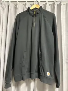 美品 90sビンテージCarhartt カーハート ハーフジップ ブラック XL