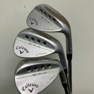 キャロウェイ MACK DADDY3 ウェッジ3本セット　【MD3】【Callaway】【GRIND】【ダイナミックゴールド】