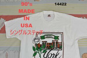 90’ｓ Tシャツ 14422 USA製 シングルステッチ ビンテージ 80