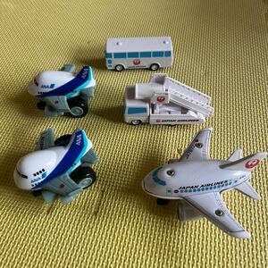 飛行機★ANA★JAL★中古★おもちゃ★バス★セット