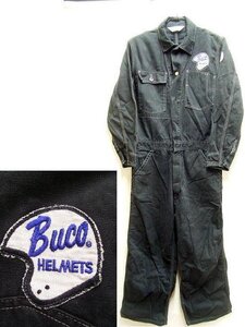 ◇即決[M]リアルマッコイズ BUCO ブコ ワッペン ステンシル ブラック つなぎ ツナギ ジャンプスーツ オールインワン パンツ■R374