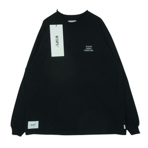 WTAPS ダブルタップス 23AW 232ATDT-CSM13 AII 02 ロゴ刺繍 ロングスリーブ 長袖 Tシャツ ロンT カットソー 03 未使用 【中古】