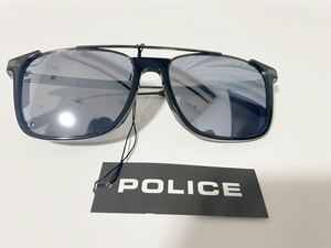 送料無料☆新品未使用品☆ポリス サングラス メンズ POLICE Japanモデル SPLA37J 700　専用ケース付き　ブラック/ガンメタ+ブルー