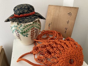 873 飾壺 皆具 平安 山川巌造 共箱 茶道具