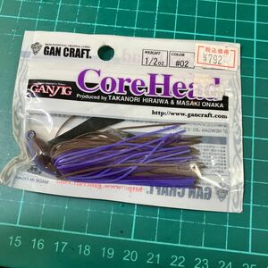 ガンクラフト ラバージグ GN GANjig CoreHead 1/2oz #02 BR/PU