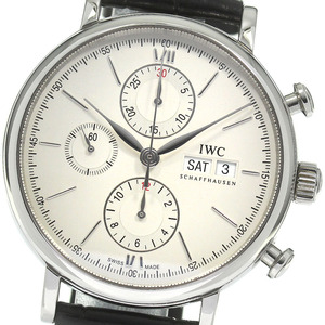 IWC IWC SCHAFFHAUSEN IW391007 ポートフィノ クロノグラフ デイデイト 自動巻き メンズ _819681