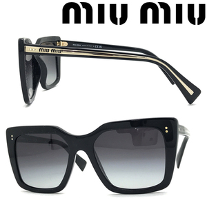 miu miu サングラス ミュウミュウ ブランド グラデーションブラック 0MU-02WS-1AB5D1