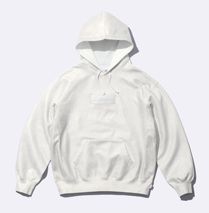 新品 L Supreme x MM6 Maison Margiela Foil Box Logo Hooded Sweatshirt シュプリーム メゾンマルジェラ ボックスロゴ 箔プリント パーカ