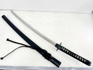 模造刀 全長105cm 重さ約1.2kg 日本刀/模擬刀/コスプレ/殺陣/時代劇/観賞用/コレクション/古道具 中古品 L