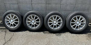 STRANGER PCD100-4H １５x5.5J +50 ヨコハマ　185/65R15 アクア ノート デミオ フリード 