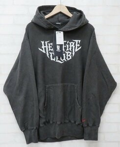 7T3715■UNDERCOVER×Netflix Stranger Things Hellfire Club スウェットパーカー UC2B9817-2