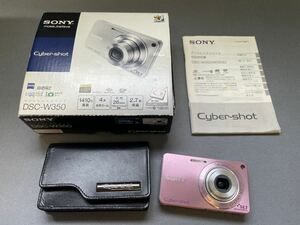 ソニー SONY コンパクトデジタルカメラ Cyber-shot サイバーショット DSC-W350 バッテリーなし ジャンク