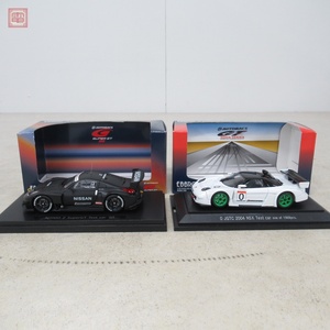 現状品 エブロ 1/43 スーパーGT500 ニスモ Z テストカー/JGTC 2004 ホンダ NSX テストカー まとめて2台セット EBBRO TEST CAR 【10