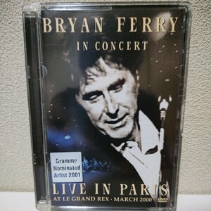 BRYAN FERRY/In Concert Live in Paris 2000 輸入盤DVD ブライアン・フェリー ロキシー・ミュージック