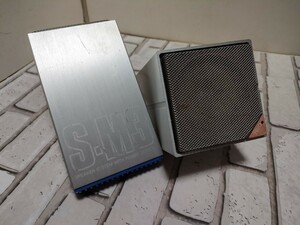 希少。バブル〜レトロ　TRIO SPEAKER SYSTEM　S-M3　BY KENWOOD 通電写真あり　MADE IN JAPAN