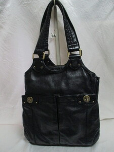 MARCBYMARCJACOBS マークジェイコブス 黒革製バッグ（USED）10525