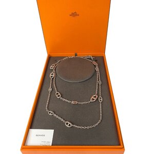 エルメス HERMES レディース シェーヌダンクル ファランドール120 ネックレス