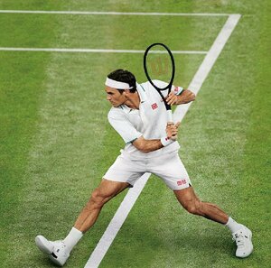 【レア】UNIQLO ユニクロ テニスウェア パンツ フェデラーモデル Roger Federer 錦織圭 Nishikori ジョコビッチ Djokovic M