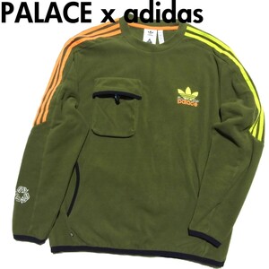 PALACE x adidas NATURE CREW Wild Pine フリース O XL カーキ HM9193 パレス アディダス