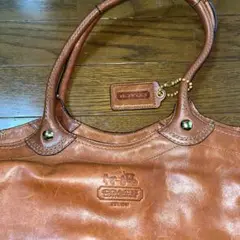 Coach レザー ハンドバッグ L0869-12415 ブラウン